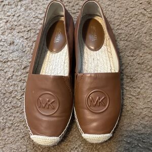 Michael Kors Tan Espadrille Loafers